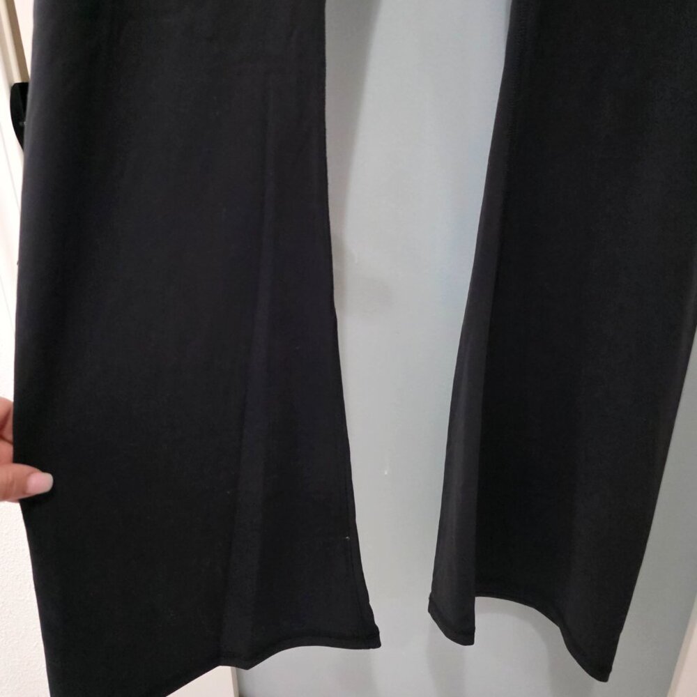 Prana Black Flared Wide Leg Yoga Pants Women’s XL - Picture 3 of 6